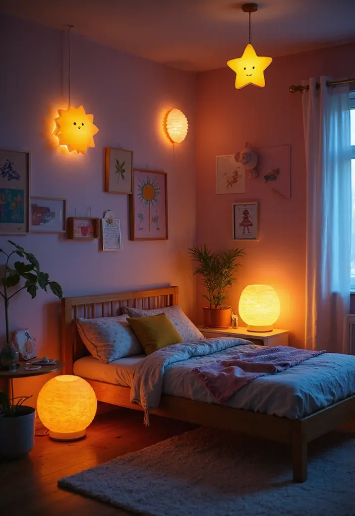 30 Small Kids Room Ideas That Maximize Every Inch 23 30 Small Kids Room Ideas That Maximize Every Inch 23. Playful Night Lights