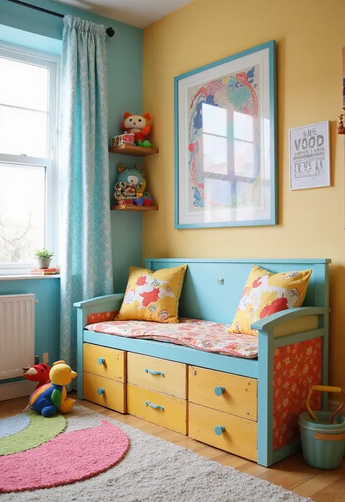 30 Small Kids Room Ideas That Maximize Every Inch 24 30 Small Kids Room Ideas That Maximize Every Inch 24. Colorful Toy Chests
