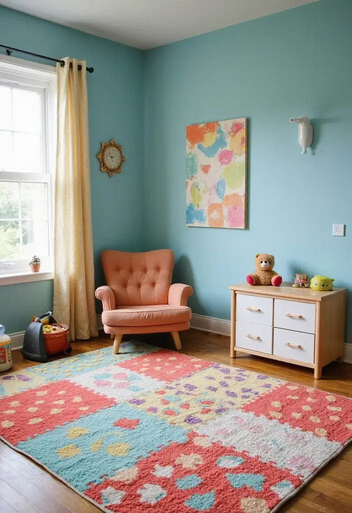 30 Small Kids Room Ideas That Maximize Every Inch 5 30 Small Kids Room Ideas That Maximize Every Inch 5. Bright and Fun Area Rugs