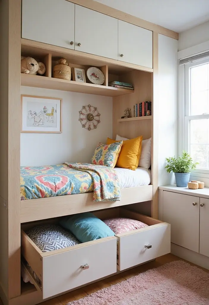 30 Small Kids Room Ideas That Maximize Every Inch 9 30 Small Kids Room Ideas That Maximize Every Inch 9. Under bed Storage Solutions