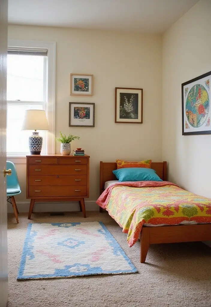 30 Vintage Kids Room Inspirations Full of Character - 2. Retro Furniture Finds