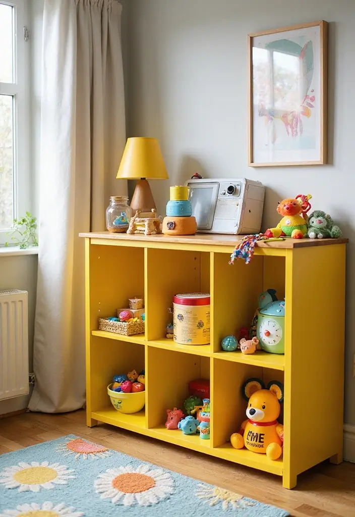30 Yellow Kids Bedroom Ideas That Bring Energy and Warmth 29 30 Yellow Kids Bedroom Ideas That Bring Energy and Warmth 29. Yellow Toy Storage Solutions