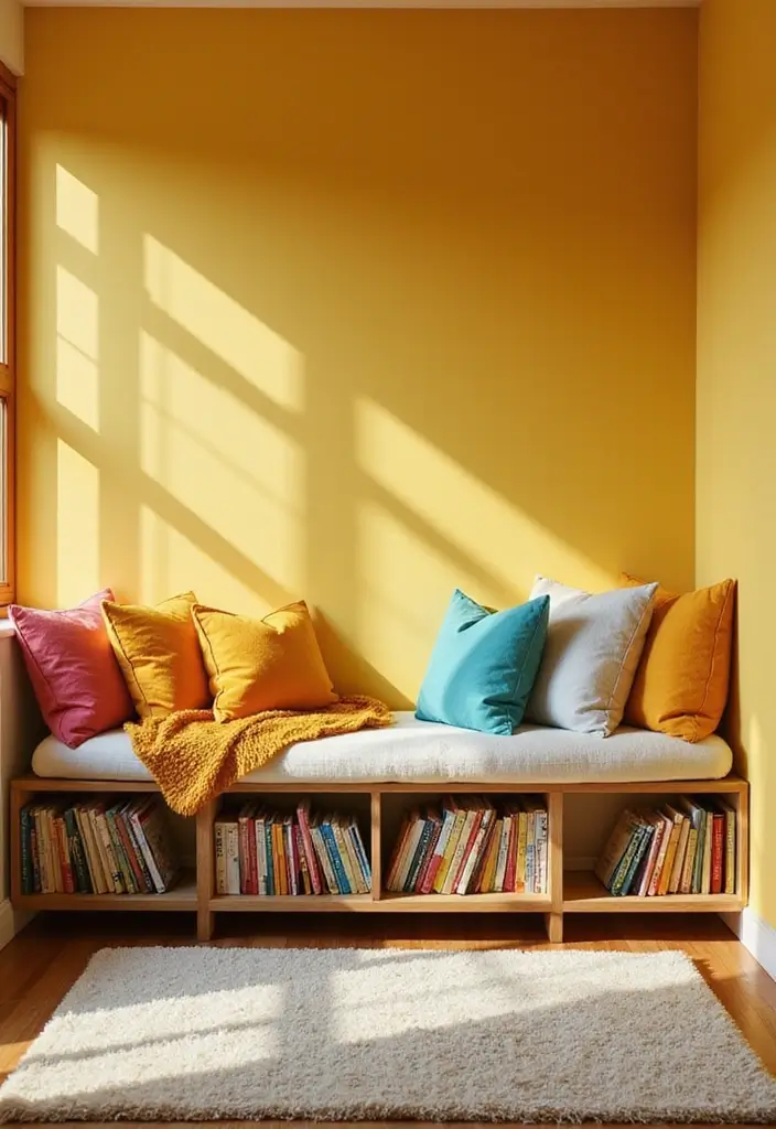 30 Yellow Kids Bedroom Ideas That Bring Energy and Warmth 9 30 Yellow Kids Bedroom Ideas That Bring Energy and Warmth 9. A Cozy Reading Nook