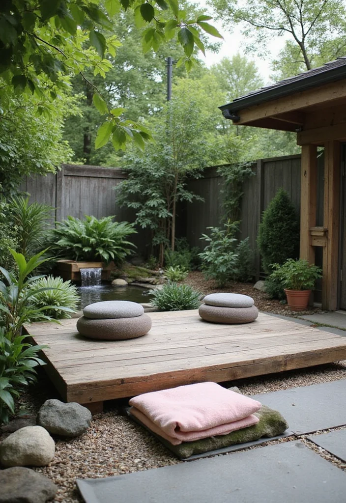 12 Backyard Set Up Ideas for Functional Relaxed Outdoor Living 111 12 Backyard Set Up Ideas for Functional Relaxed Outdoor Living 11. Meditation and Yoga Spaces