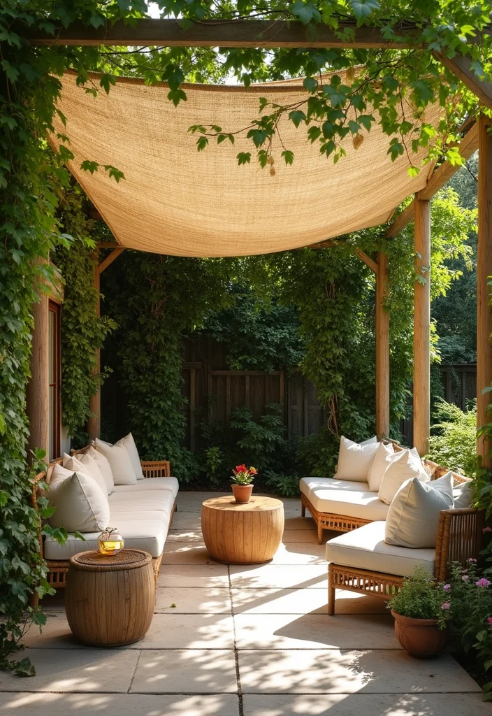 12 Backyard Set Up Ideas for Functional Relaxed Outdoor Living 23 12 Backyard Set Up Ideas for Functional Relaxed Outdoor Living 3. Natural Shade Structures