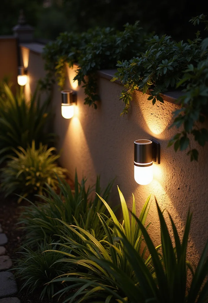 12 Backyard Solar Lighting Ideas for Bright Eco Friendly Nights 56 12 Backyard Solar Lighting Ideas for Bright Eco Friendly Nights 6. Solar Wall Sconces