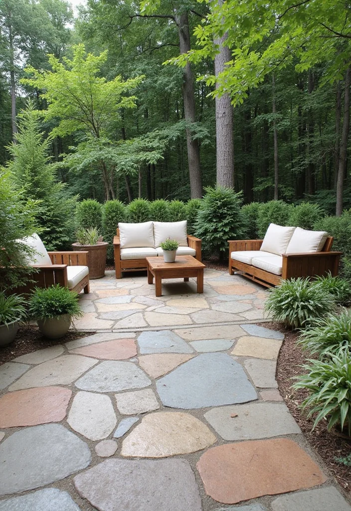 12 Backyard Stamped Concrete Patio Ideas for Durable Modern Style 100 12 Backyard Stamped Concrete Patio Ideas for Durable Modern Style 10. Eco Friendly Elements