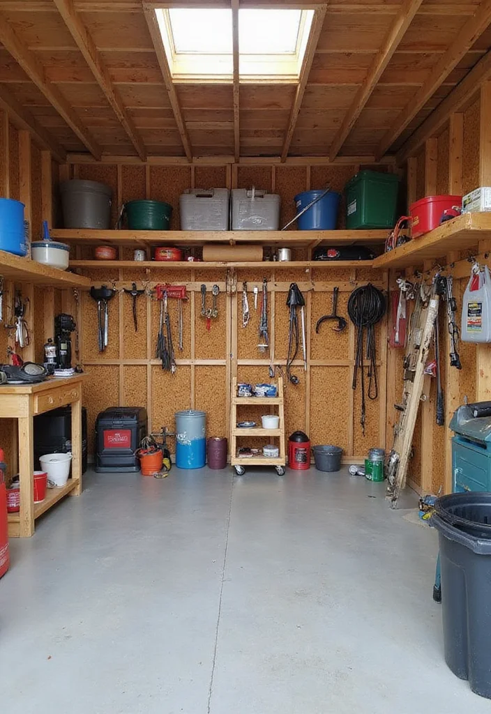 12 Backyard Storage Ideas for Practical Neat Organization 67 12 Backyard Storage Ideas for Practical Neat Organization 7. Overhead Storage Solutions