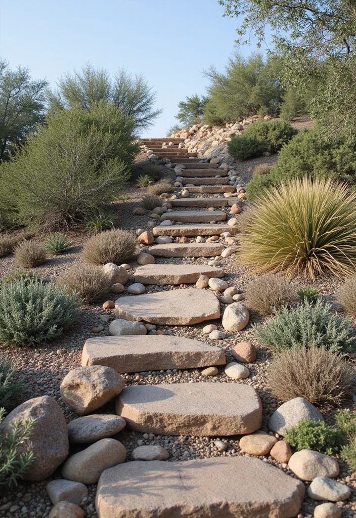 12 Backyard With Hill Ideas for Smart Terraced Practical Use 89 12 Backyard With Hill Ideas for Smart Terraced Practical Use 9. Rock Garden for Slopes