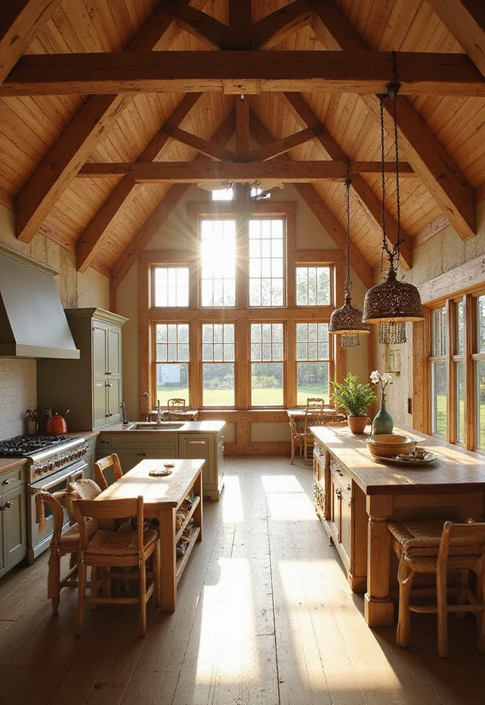 12 Barndominium Kitchen Ideas for Rustic Modern Open Layouts 78 12 Barndominium Kitchen Ideas for Rustic Modern Open Layouts 8. Natural Lighting Large Windows