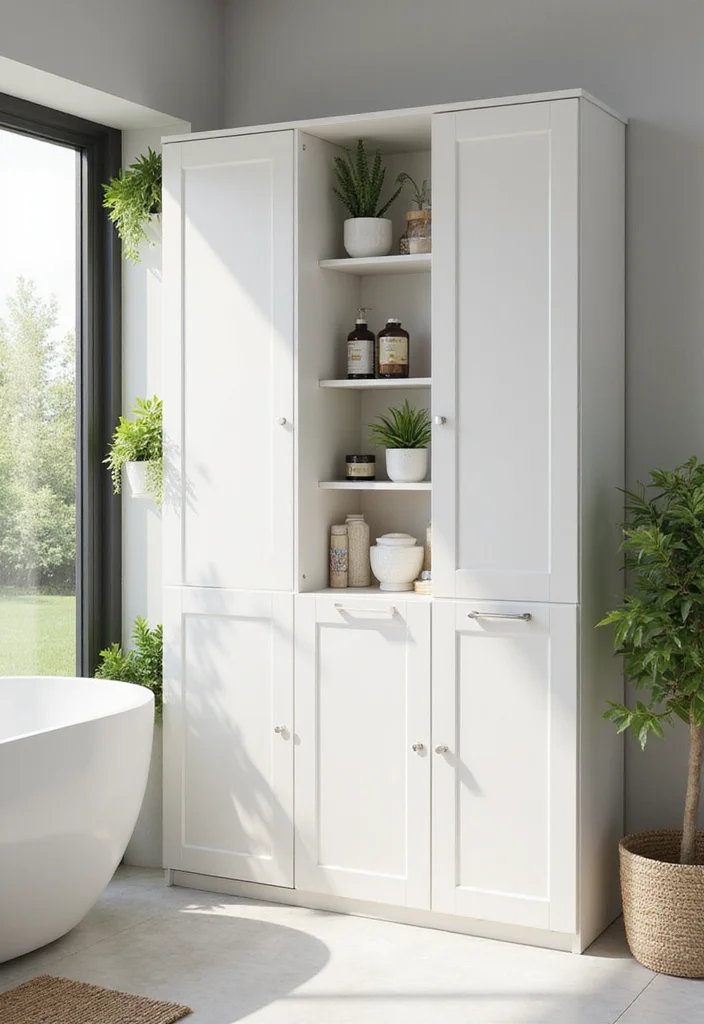12 Bathroom Cabinet Ideas for Practical Organized Everyday Use 12 12 Bathroom Cabinet Ideas for Practical Organized Everyday Use 2. Vertical Storage Solutions