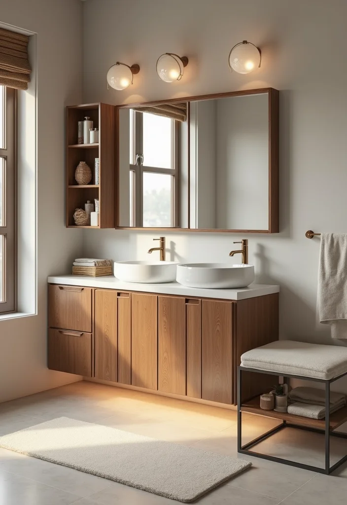 12 Bathroom Cabinet Ideas for Practical Organized Everyday Use 56 12 Bathroom Cabinet Ideas for Practical Organized Everyday Use 6. Multi Functional Furniture