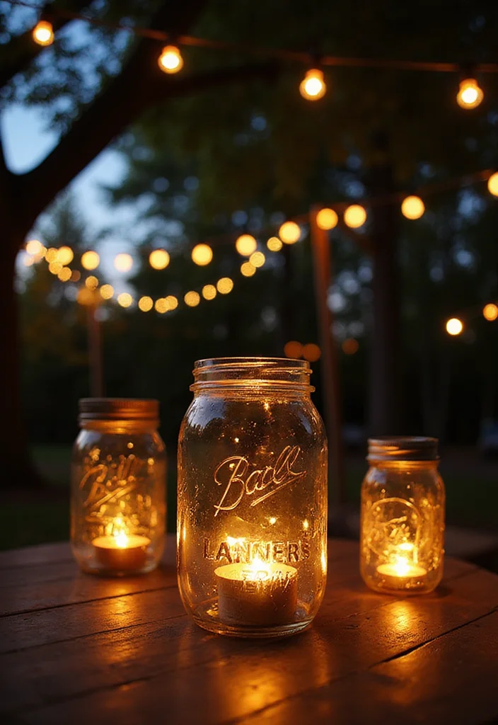 12 Cheap Backyard Patio Ideas for Stylish Low Cost Upgrades 34 12 Cheap Backyard Patio Ideas for Stylish Low Cost Upgrades 4. DIY Outdoor Lighting Fixtures