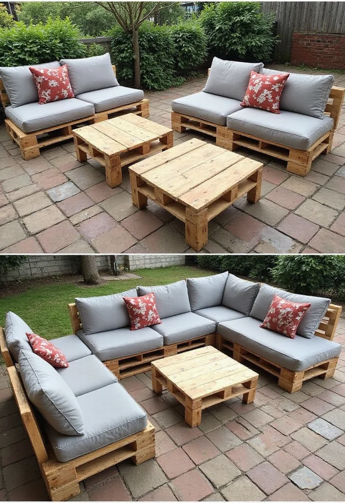 12 Cheap Backyard Patio Ideas for Stylish Low Cost Upgrades 56 12 Cheap Backyard Patio Ideas for Stylish Low Cost Upgrades 6. Pallet Furniture