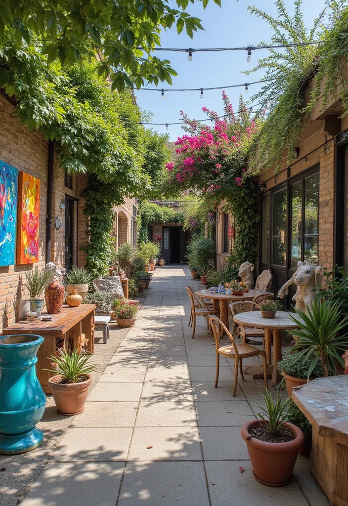 12 Cheap Backyard Patio Ideas for Stylish Low Cost Upgrades 78 12 Cheap Backyard Patio Ideas for Stylish Low Cost Upgrades 8. Affordable Outdoor Artwork