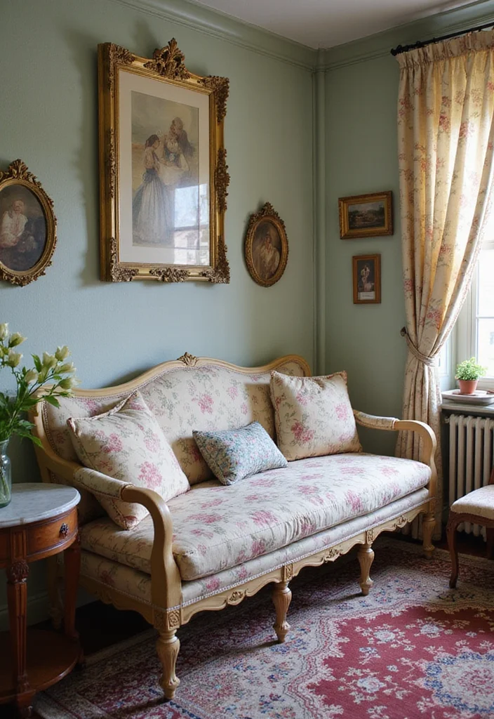 12 Daybed Living Room Ideas for Flexible Seating and Relaxation 67 12 Daybed Living Room Ideas for Flexible Seating and Relaxation 7. Vintage Vibes