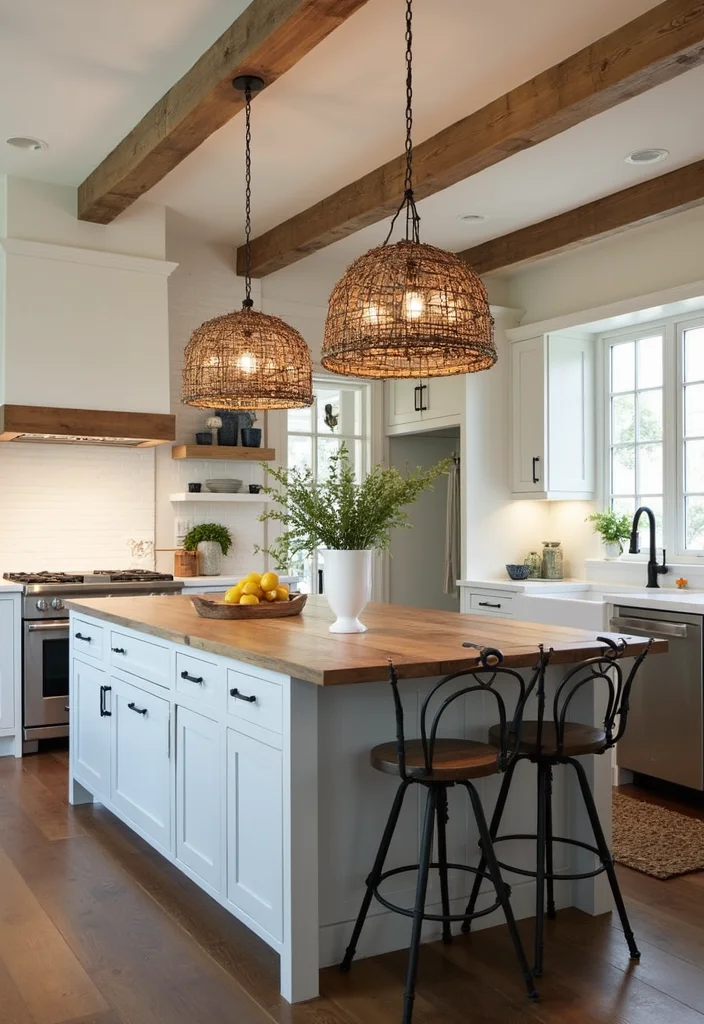 12 Kitchen Island Pendant Lighting Ideas for Bright Modern Ambience 34 12 Kitchen Island Pendant Lighting Ideas for Bright Modern Ambience 4. Nature Inspired Pendant Lights