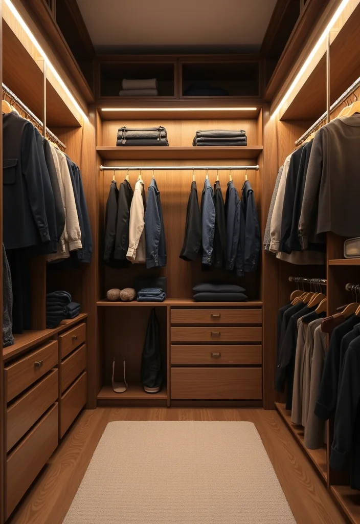 12 LED Lights Bedroom Ideas for a Modern Glowing Atmosphere 111 12 LED Lights Bedroom Ideas for a Modern Glowing Atmosphere 11. Accent LED Lighting in Closets