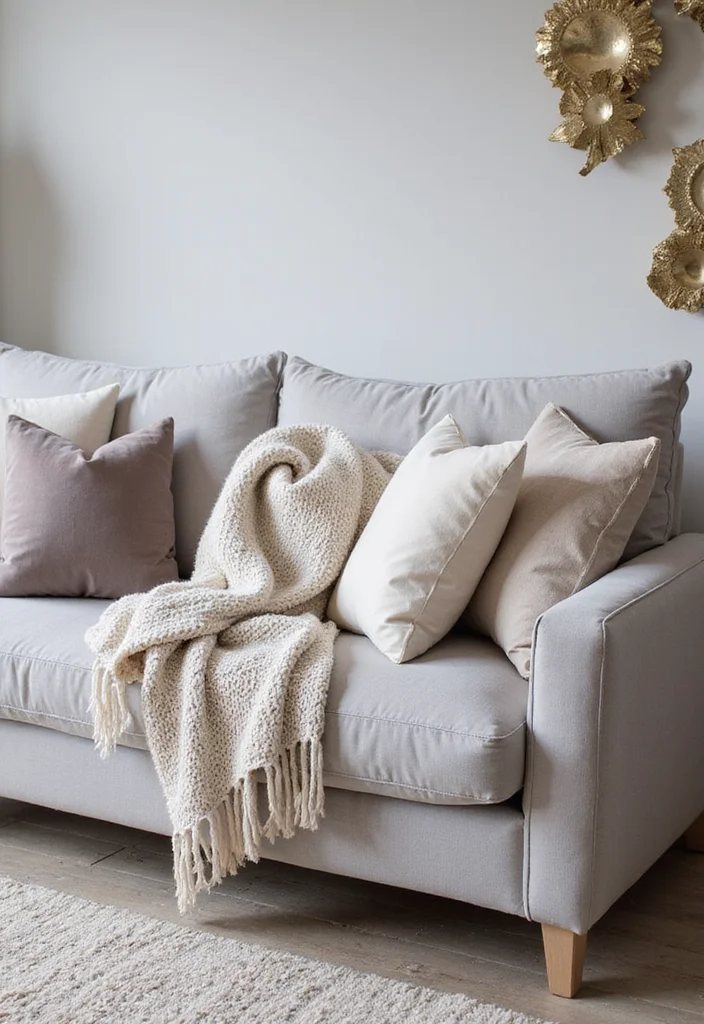 12 Light Grey Couch Living Room Ideas for Soft Calm Neutrals 1 12 Light Grey Couch Living Room Ideas for Soft Calm Neutrals 1. Layered Textures for Depth