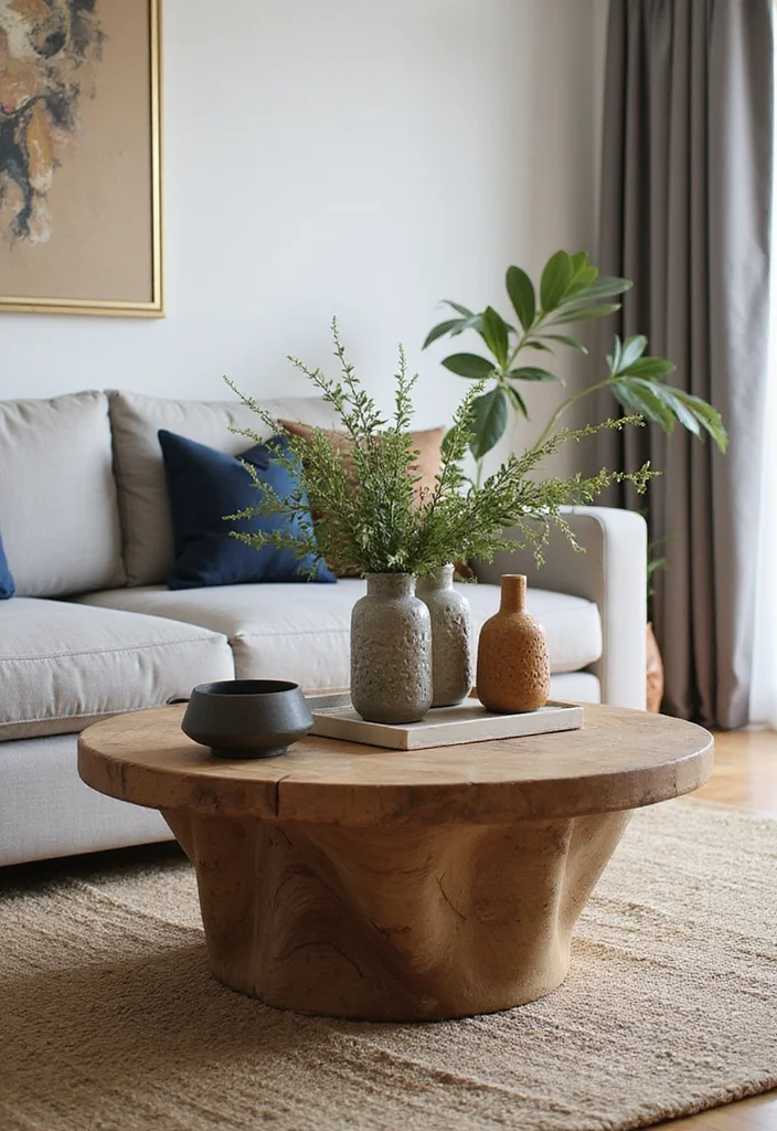 12 Living Room Coffee Table Decor Ideas for Simple Stylish Touches 12. Mix and Match