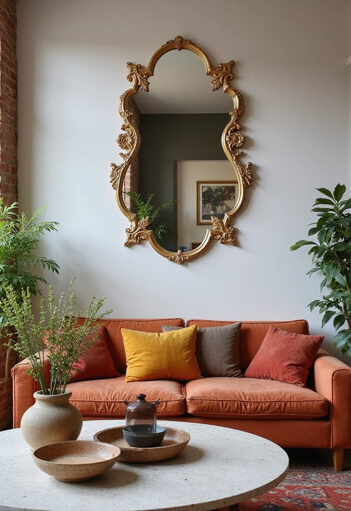 12 Living Room Mirror Ideas for Light Space and Modern Style 67 12 Living Room Mirror Ideas for Light Space and Modern Style 7. Decorative Wall Mirrors