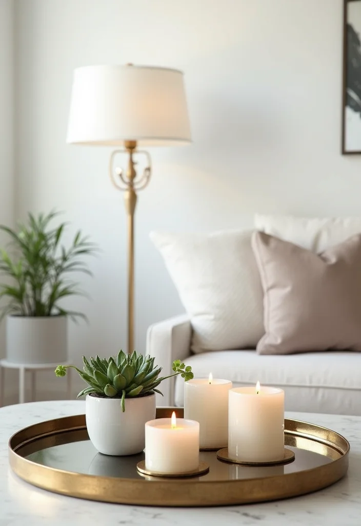 12 Living Room Mirror Ideas for Light Space and Modern Style 89 12 Living Room Mirror Ideas for Light Space and Modern Style 9. Decorative Mirror Trays