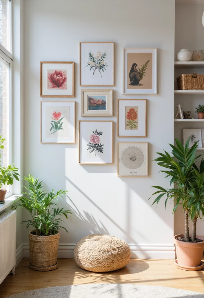 12 No Couch Living Room Ideas for Minimal Open Stylish Layouts 111 12 No Couch Living Room Ideas for Minimal Open Stylish Layouts 11. Incorporate Art and Decor