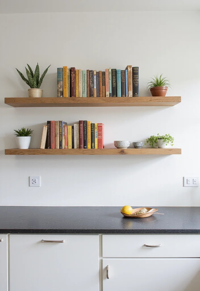 12 Open Kitchen Cabinets Ideas for Airy Accessible Everyday Style 1 12 Open Kitchen Cabinets Ideas for Airy Accessible Everyday Style 1. Floating Shelves for an Elegant Touch