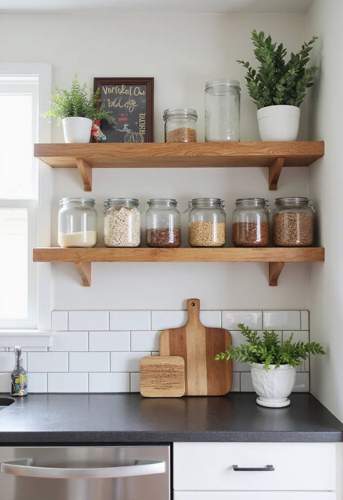 12 Pantry Ideas for Small Kitchen for Better Space and Easy Access 1 12 Pantry Ideas for Small Kitchen for Better Space and Easy Access 1. Floating Shelves for Easy Visibility
