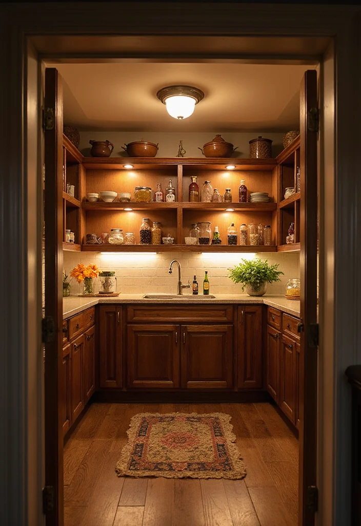 12 Pantry Ideas for Small Kitchen for Better Space and Easy Access 111 12 Pantry Ideas for Small Kitchen for Better Space and Easy Access 11. Smart Lighting Solutions