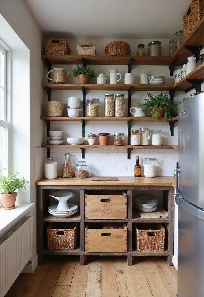 12 Rustic Small Kitchen Ideas for Warm Functional Cottage Charm 89 12 Rustic Small Kitchen Ideas for Warm Functional Cottage Charm 9. Smart Small Space Organization