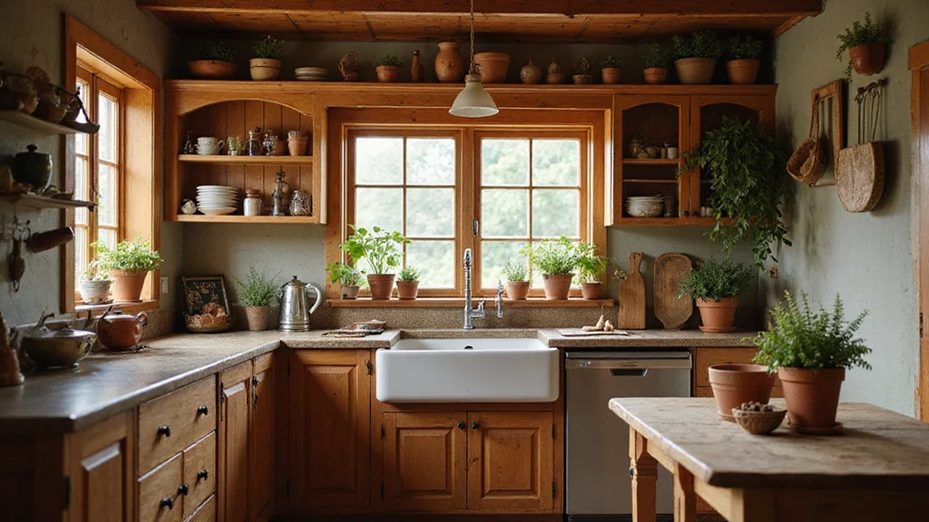 12 Rustic Small Kitchen Ideas for Warm Functional Cottage Charm