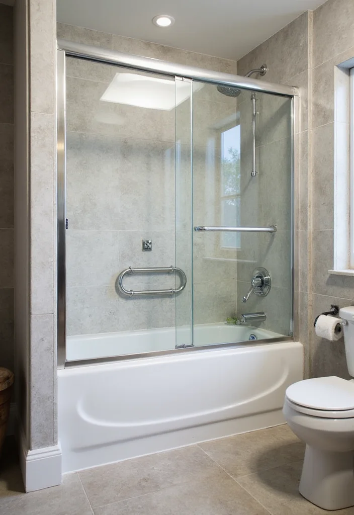 12 Small Bathroom Ideas With Tub for Smart Space Efficient Layouts 23 12 Small Bathroom Ideas With Tub for Smart Space Efficient Layouts 3. Tub Showers for Dual Purpose