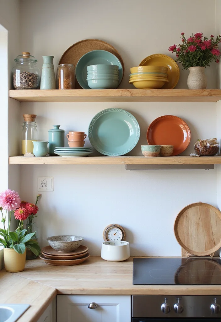 12 Small Kitchen Cabinets Ideas for Efficient Storage Solutions 12 12 Small Kitchen Cabinets Ideas for Efficient Storage Solutions 2. Wall Mounted Open Shelves