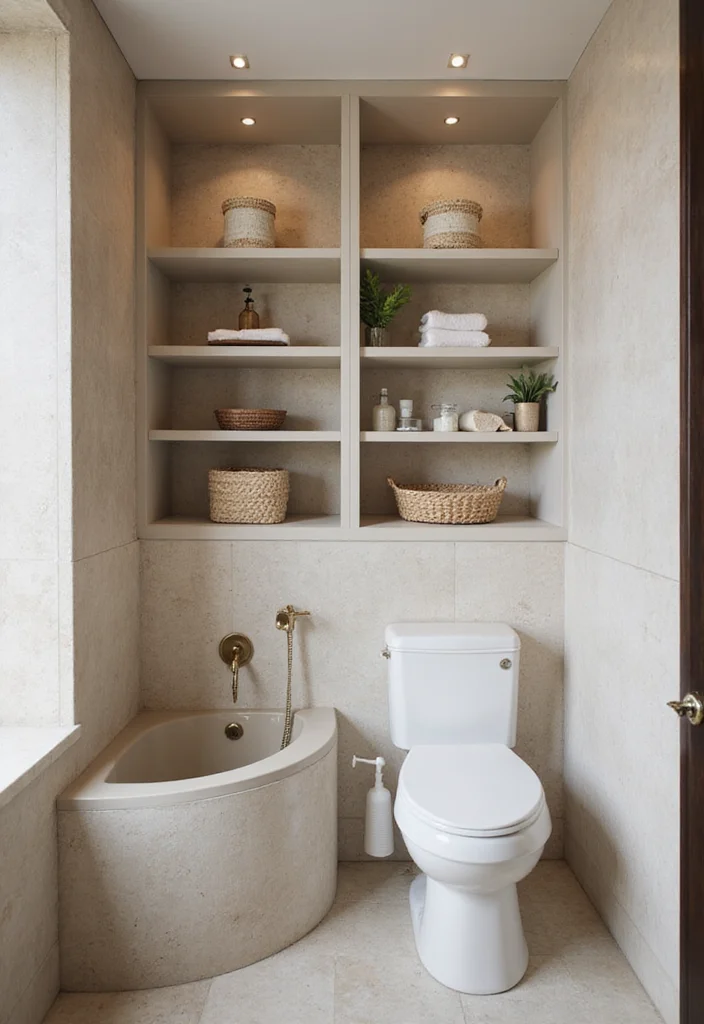 12 Small Luxury Bathroom Ideas for Elegant Compact Comfort 78 12 Small Luxury Bathroom Ideas for Elegant Compact Comfort 8. Stylish Storage Solutions