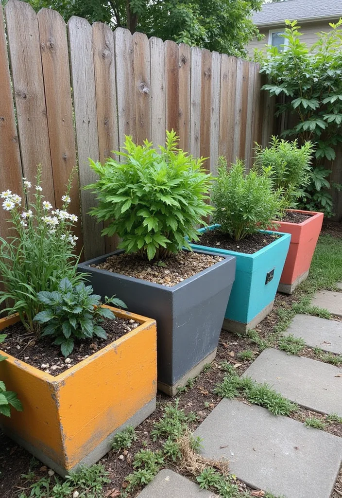 12 Small Rectangle Backyard Ideas for Clever Efficient Layouts 100 12 Small Rectangle Backyard Ideas for Clever Efficient Layouts 10. Customized Planter Boxes