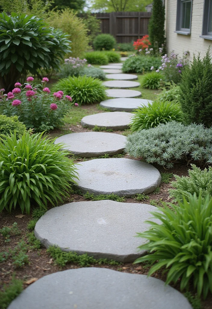 12 Small Rectangle Backyard Ideas for Clever Efficient Layouts 89 12 Small Rectangle Backyard Ideas for Clever Efficient Layouts 9. Garden Pathways