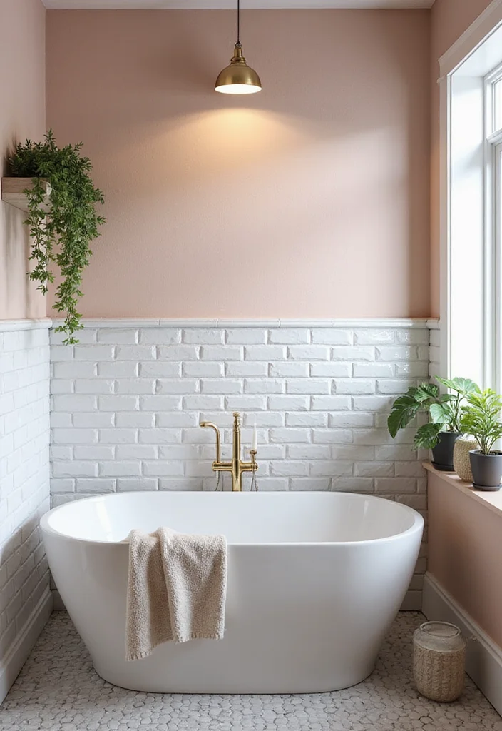 12 Subway Tile Bathroom Ideas for Timeless Clean Classic Style 23 12 Subway Tile Bathroom Ideas for Timeless Clean Classic Style 3. Subway Tile Accent Wall with Vintage Charm