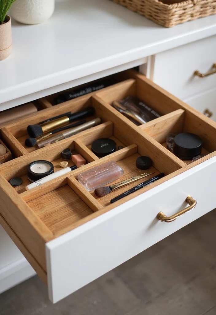 12 Vanity Ideas Bedroom for Practical Pretty Everyday Use 100 12 Vanity Ideas Bedroom for Practical Pretty Everyday Use 10. Bamboo Drawers and Inserts