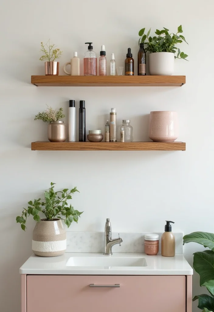 12 Vanity Ideas Bedroom for Practical Pretty Everyday Use 67 12 Vanity Ideas Bedroom for Practical Pretty Everyday Use 7. Upcycled Wood Shelves