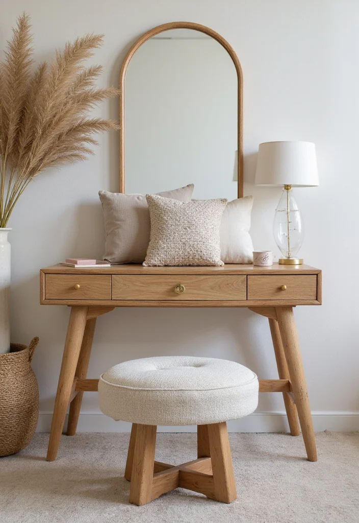 12 Vanity Ideas Bedroom for Practical Pretty Everyday Use 89 12 Vanity Ideas Bedroom for Practical Pretty Everyday Use 9. Sustainable Fabrics for Vanity Decor