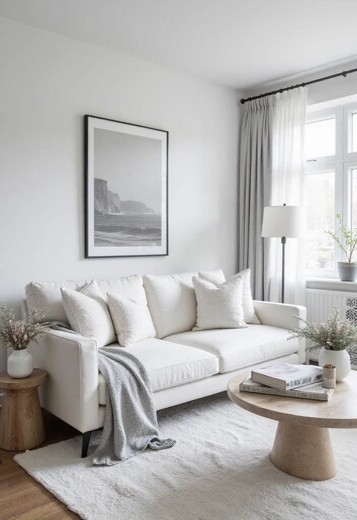 12 White Sofa Living Room Ideas for Bright Clean Airy Looks 122 12 White Sofa Living Room Ideas for Bright Clean Airy Looks 12. Monochromatic Magic