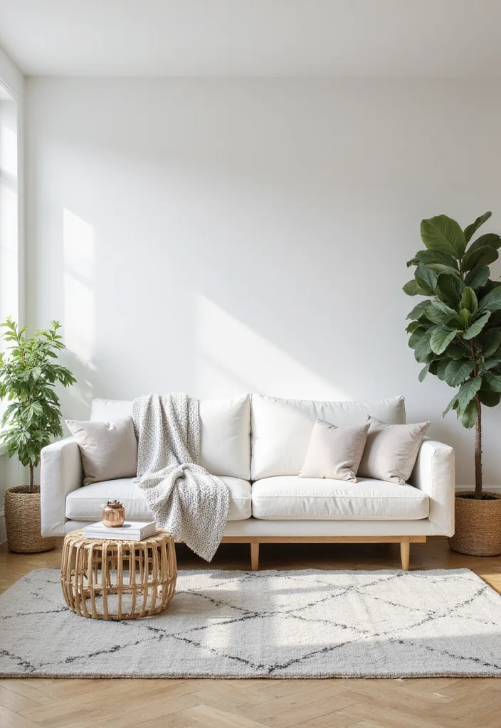 12 White Sofa Living Room Ideas for Bright Clean Airy Looks 12 12 White Sofa Living Room Ideas for Bright Clean Airy Looks 2. Scandinavian Simplicity