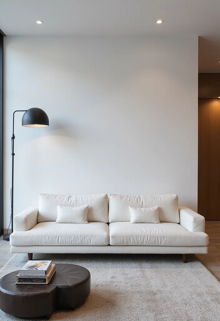 12 White Sofa Living Room Ideas for Bright Clean Airy Looks 34 12 White Sofa Living Room Ideas for Bright Clean Airy Looks 4. Modern Minimalism