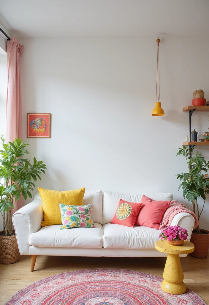 12 White Sofa Living Room Ideas for Bright Clean Airy Looks 56 12 White Sofa Living Room Ideas for Bright Clean Airy Looks 6. Bright and Cheerful