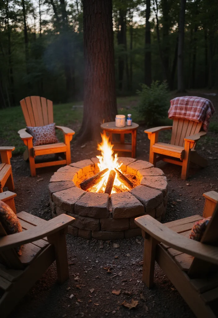 14 Backyard Living Ideas for Comfortable Social Outdoor Spaces 23 14 Backyard Living Ideas for Comfortable Social Outdoor Spaces 3. Rustic Fire Pits