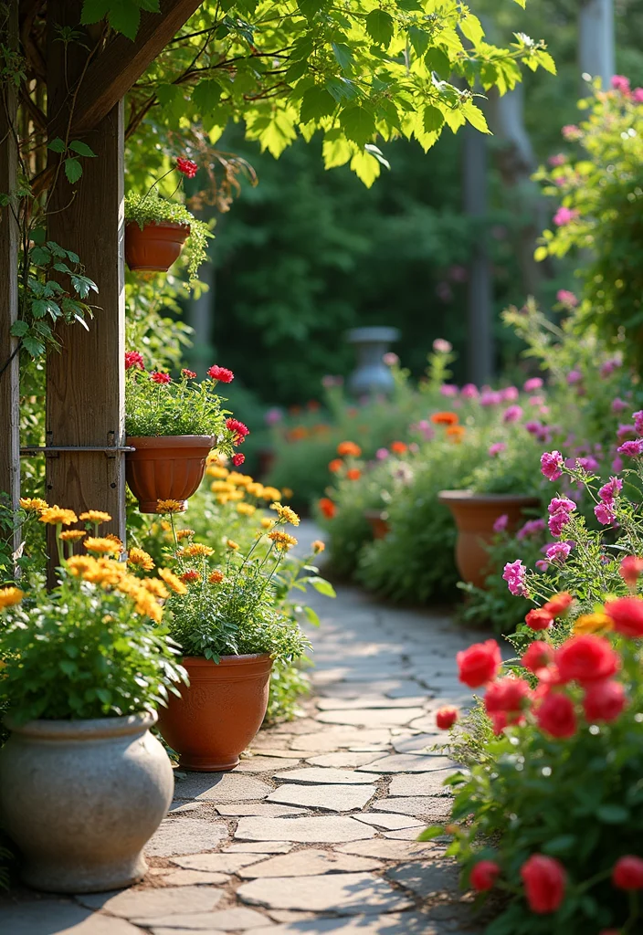 14 Backyard Living Ideas for Comfortable Social Outdoor Spaces 78 14 Backyard Living Ideas for Comfortable Social Outdoor Spaces 8. Vibrant Planters and Gardens