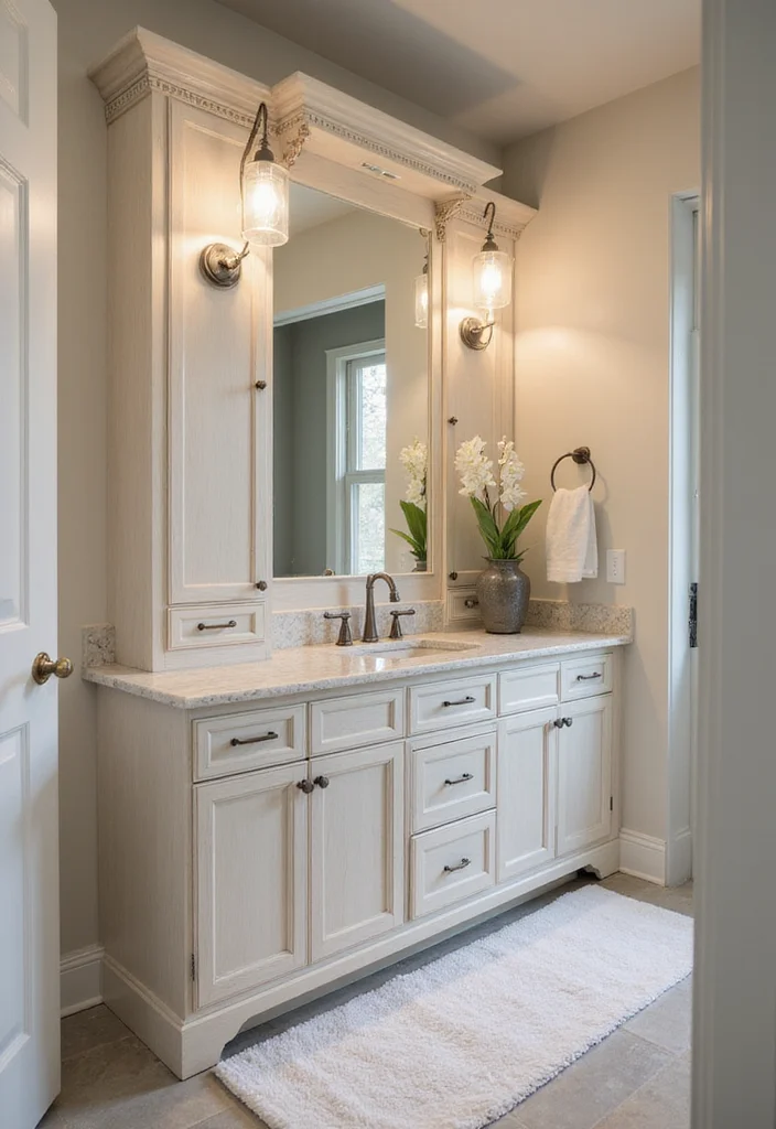 14 Bathroom Cabinets Ideas for Better Storage and Clean Lines 133 14 Bathroom Cabinets Ideas for Better Storage and Clean Lines 13. Custom Cabinetry Solutions