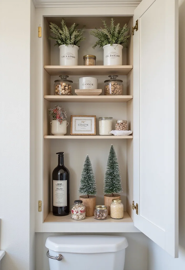 14 Bathroom Cabinets Ideas for Better Storage and Clean Lines 144 14 Bathroom Cabinets Ideas for Better Storage and Clean Lines 14. Seasonal Decor Storage