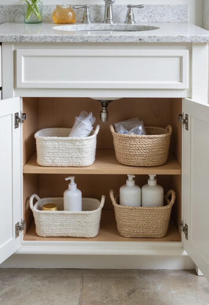 14 Bathroom Cabinets Ideas for Better Storage and Clean Lines 23 14 Bathroom Cabinets Ideas for Better Storage and Clean Lines 3. Under Sink Storage Solutions